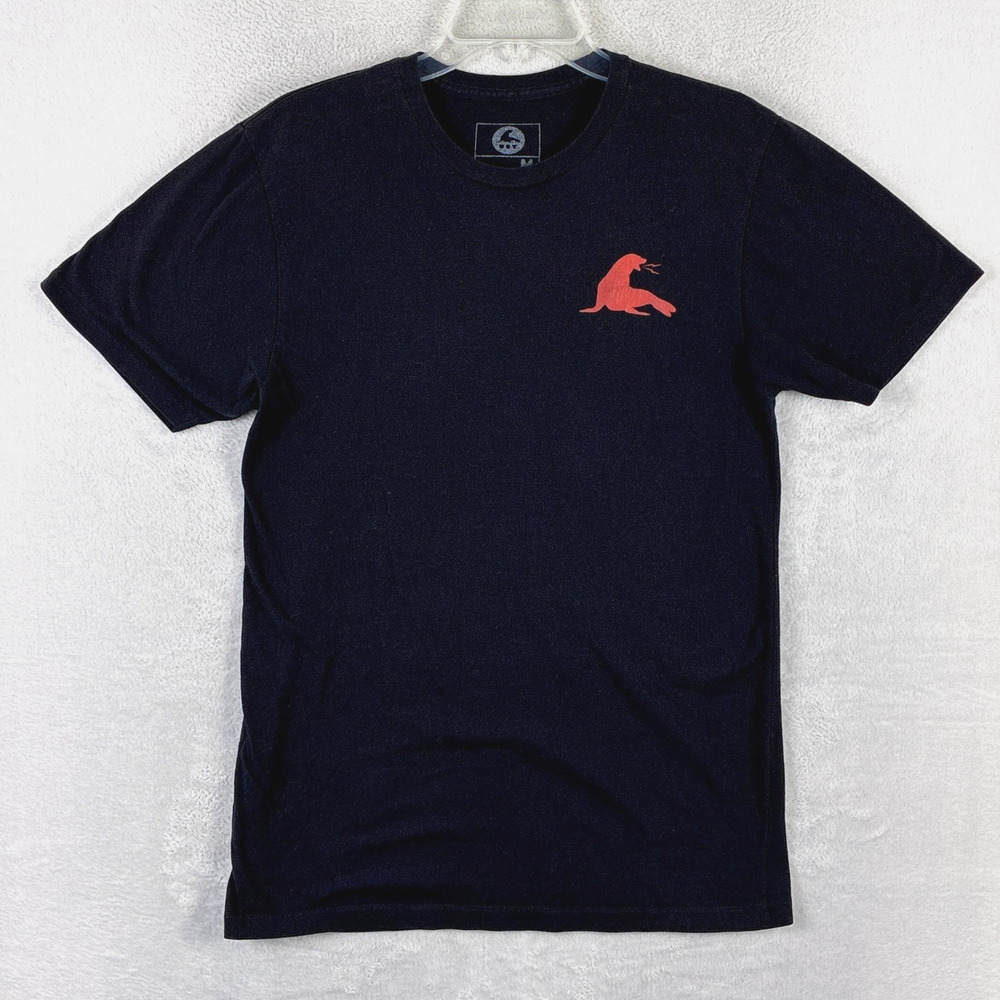 Urt Tshirt Mens M Black Red Shark Week Navy Seals Coronado Military Ocean SoCal